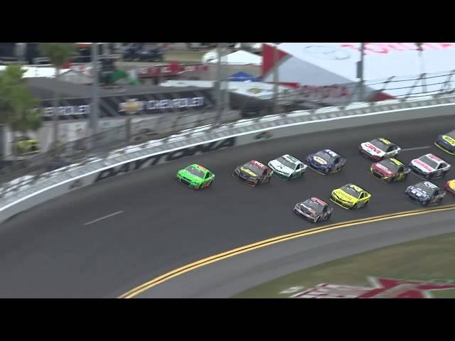 Danica Patrick leads NASCAR lap