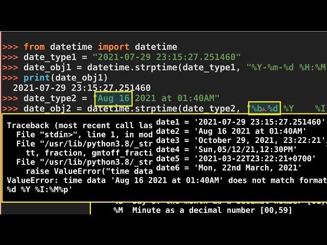 Convert String and Number Datetime format into Datetime Object using 3 Python libraries