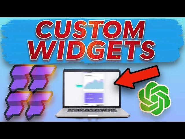 FlutterFlow Custom Widgets: COMPLETE TUTORIAL (2023) | FlutterFlow Basics