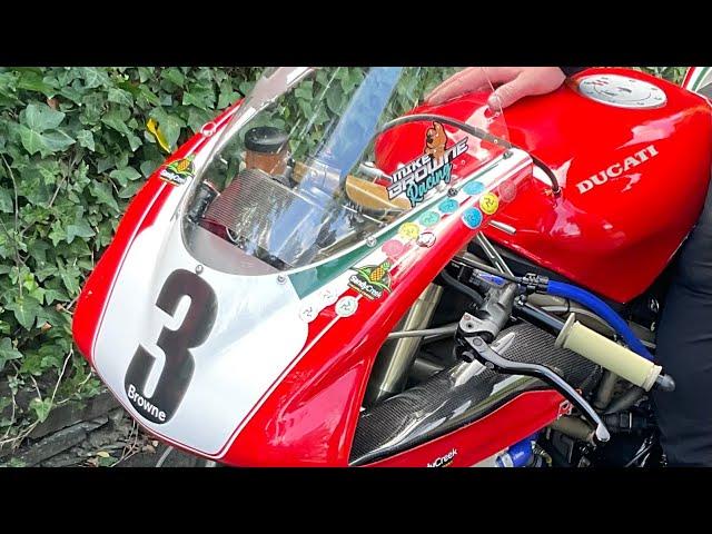 Manx Grand Prix 2024 | Browne Ducati 916 Superbike Win! Crosby Jump