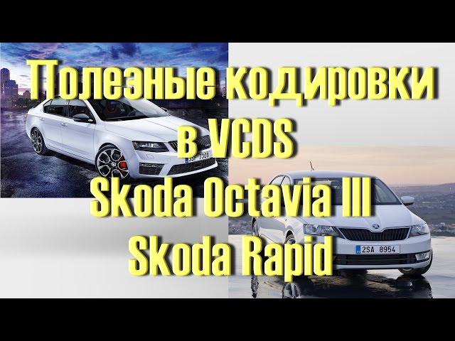 Лучший Сборник кодировок для Skoda Octavia III, Rapid в VCDS Вася Диагност