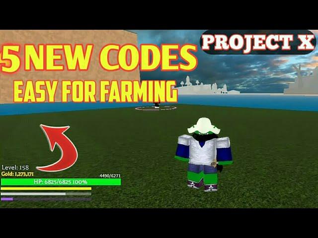 5 NEW CODES FOR EASY LEVEL UP - Project X | Roblox