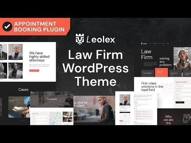 Lawyer WordPress Theme with Appointment Booking System - Leolex Review