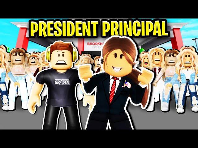 President Became Principal Of Roblox Brookhaven.. 