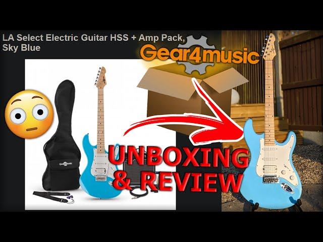 Gear4Music - LA Electric Guitar & AMP *UNBOXING & REVIEW*