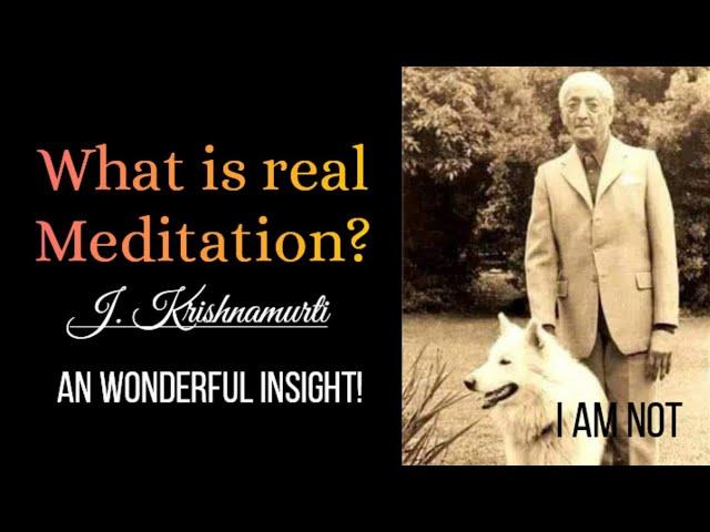 Ending The Observer | A Wonderful Insight by J. Krishnamurti