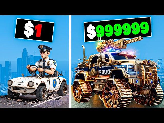 $1 to $1,000,000 Police Truck in GTA 5