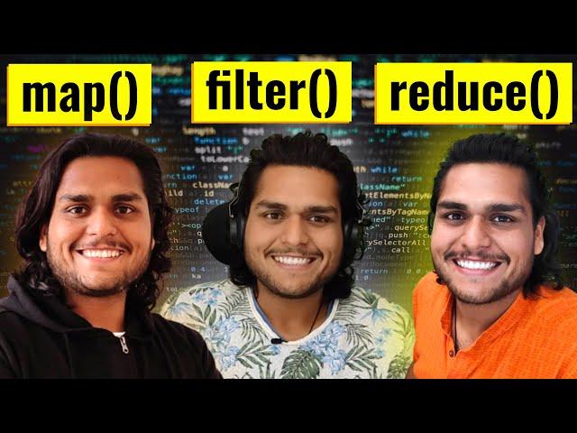 map, filter & reduce  Namaste JavaScript Ep. 19 