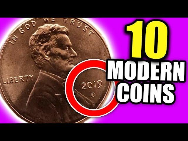 10 MODERN COINS WORTH MONEY - VALUABLE ERROR COINS TO LOOK FOR!!