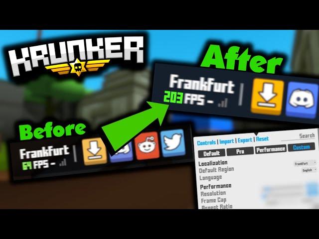 How To Get MORE FPS in Krunker!! (Better Performance) (2021) | Krunker.io