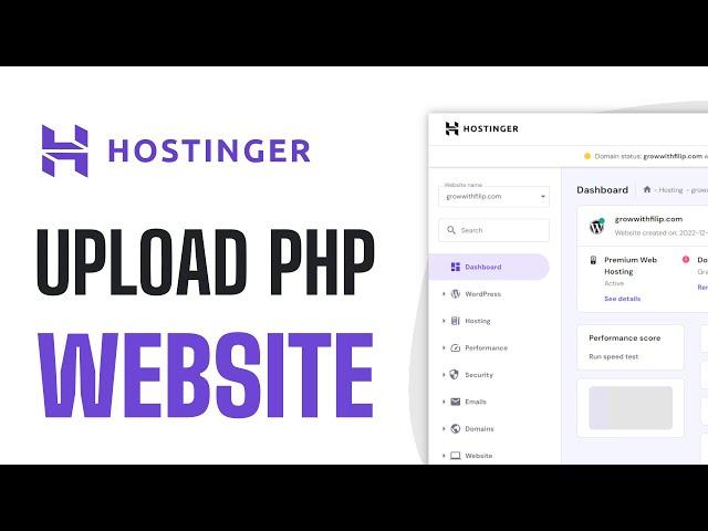 How To Upload PHP Website in Hostinger - EASY Guide (2024)