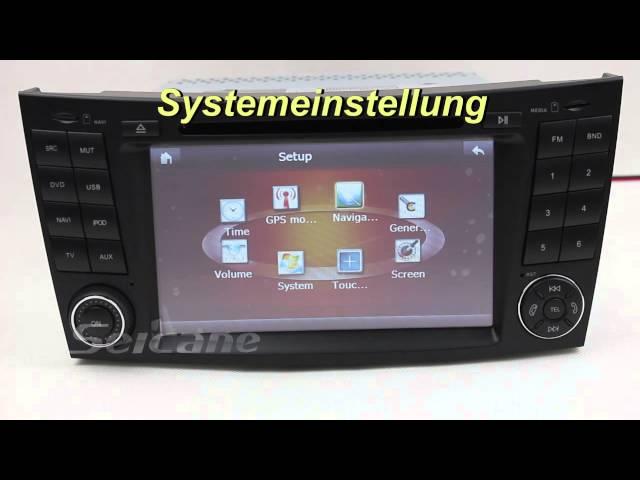 Mercedes W211 E280 CDI Navigations DVD Command APS NTG1 Navi mit ipod USB SD Aux