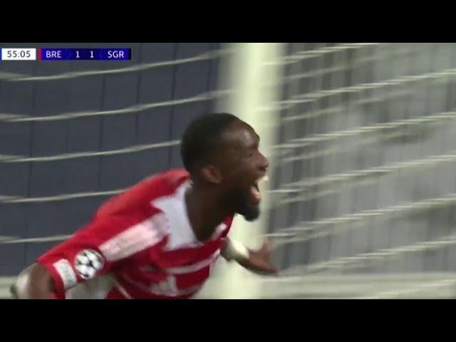 Abdallah Sima Goal, Stade Brest vs Sturm Graz (2-1) All Goals and Extended Highlights