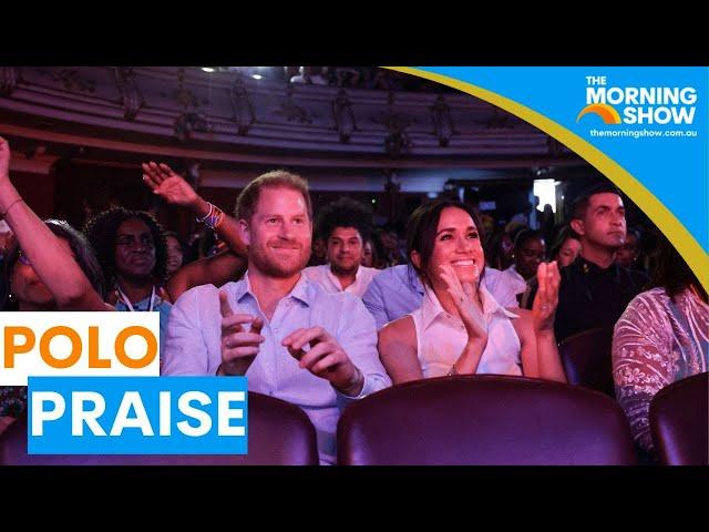 'Polo' producer praises Prince Harry and Meghan Markle | Sunrise