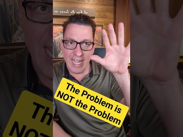 If you struggle with OCD you need to realize the problem is not the problem
