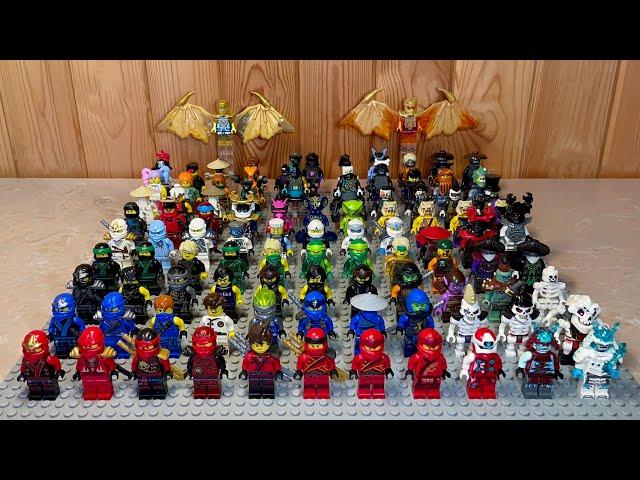 ОГРОМНАЯ КОЛЛЕКЦИЯ МИНИФИГУРОК LEGO NINJAGO 2023