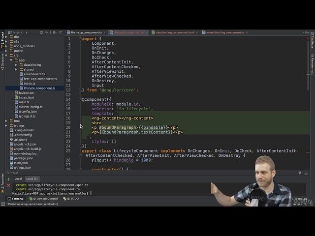 030 Template Access with Local References ViewChild and ContentChild