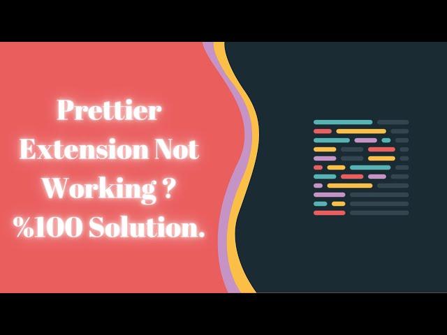 Prettier Extension not working ? Here is the Solution. Visual Studio | Prettier Extension Solution.