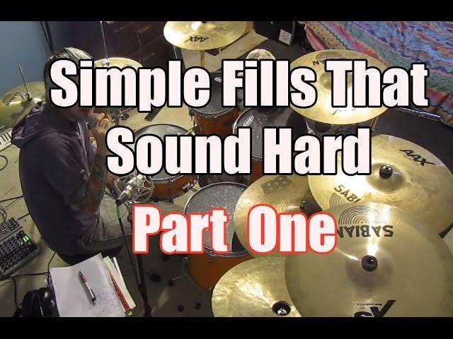 Simple Drum Fills That Sound Hard - Drum Lesson