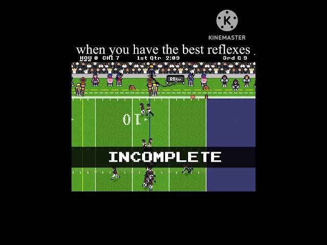 When you have the best reflexes #retrobowl #football #nfl #funny #games #memes #retrogaming