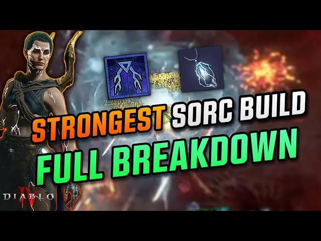 BEST SORC Build In-dept GUIDE  Shockuna Lightning Spear - S5 Diablo 4