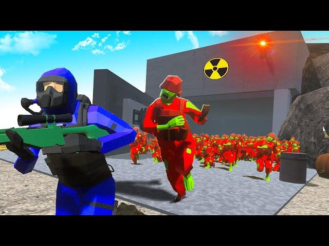 This Secret FALLOUT Bunker is Infested by the Zombie Apocalypse! - Ravenfield Gameplay