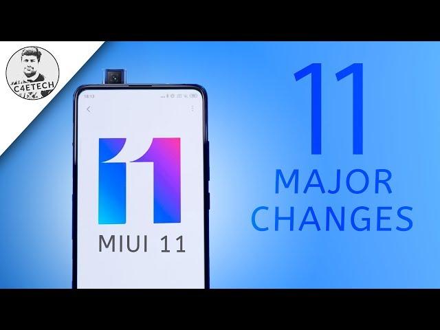 Top 11 MIUI 11 Features - Major Changes! (English)