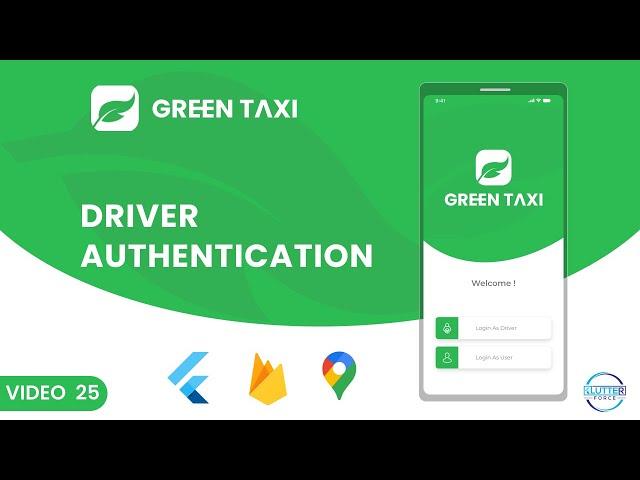 Driver Authentication || Taxi App Flutter