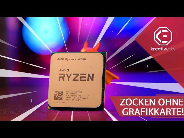 ZOCKEN OHNE GRAFIKKARTE und SOGAR flüssig? AMDs stärkste APU: Ryzen 7 5700G im Test!