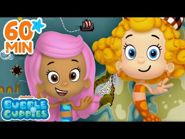 Around the World Adventures ️ w/ Molly and Deema! | 60 Minute Compilation | Bubble Guppies