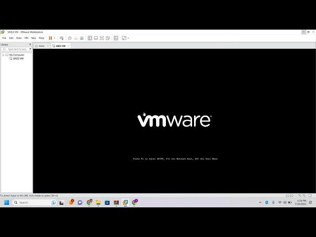 How to install and setup GNS3 VM on VMware