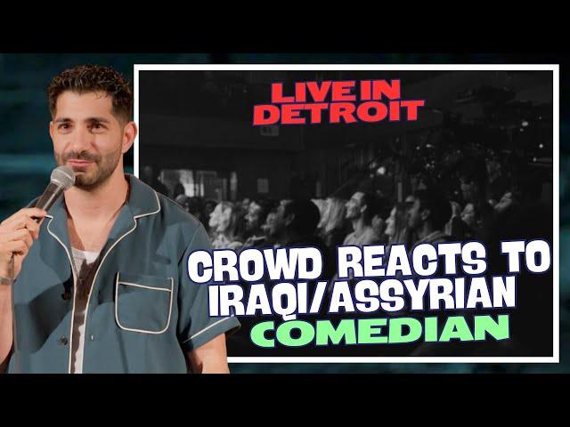 Crowd reacts to comedian Paul Elia & Iraq | WAIT FOR IT!