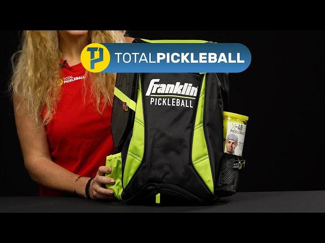 Take a closer look at the Franklin Deluxe Competition Pickleball Backpack