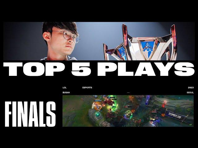 Top 5 Plays of Finals | Worlds 2023