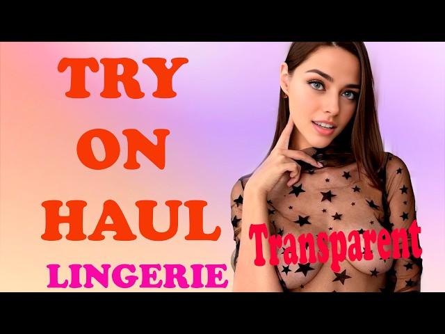 Try-on Haul 4K See through Transparent REAL Lingerie 2024 Victoria`s Secret