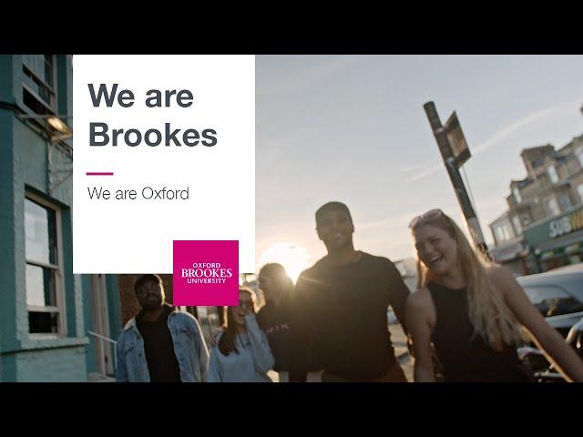 We are Brookes | Oxford Brookes University