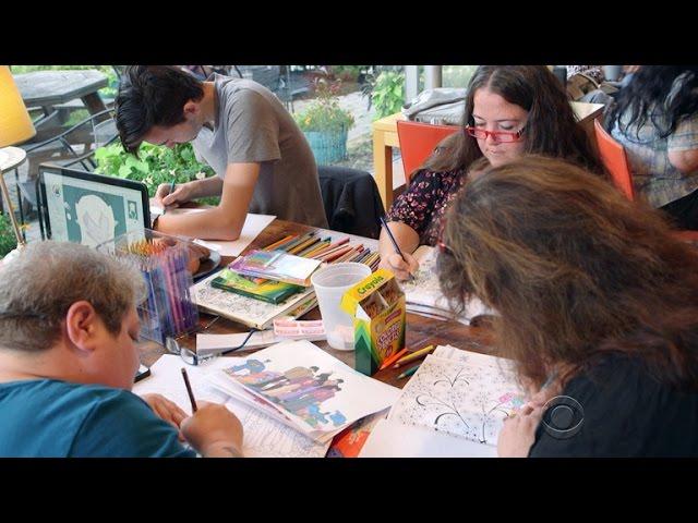 Adults rediscover joy of coloring books