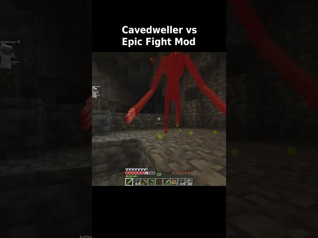 Cave Dweller vs Epic Fight Mod #minecraft