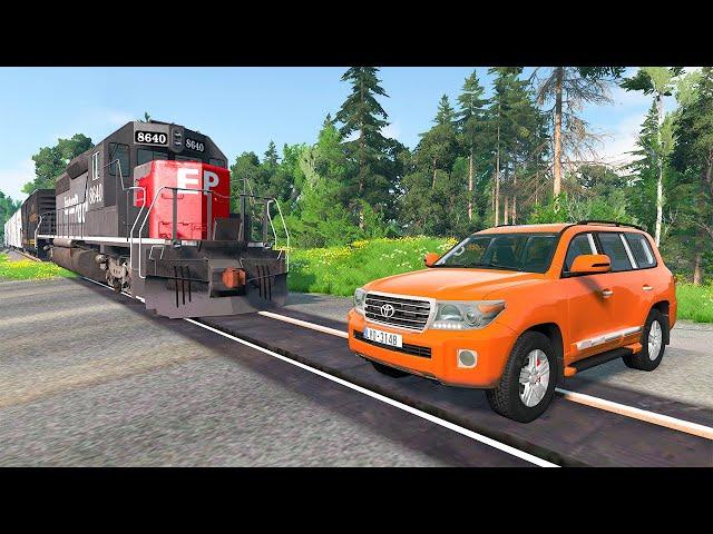 Train accidents #27 - BeamNG DRIVE | SmashChan