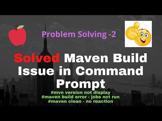 Solution # 2 | How to Solve Maven Build Error