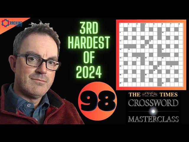 The Times Crossword Masterclass: 27 December 2024: The Third Hardest Of 2024!