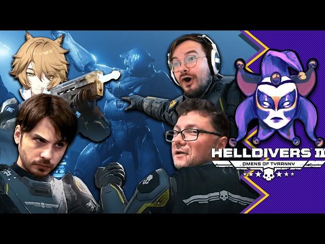 Helldivers 2 with Vinesauce, Fredrik Knudsen and Criken