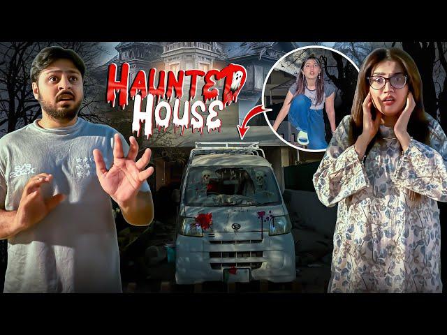 NIGHT STAY AT A HAUNTED HOUSE ‍️ | Areeb Ka Dar Sy Bura Hal Hogya |Zainab Ko Chor Ker Bhag Gaye