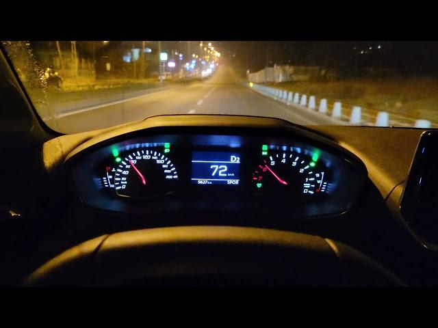 2021 Peugeot 208 1.2 PureTech 130HP Allure EAT8 Acceleration 0-100 Km/h