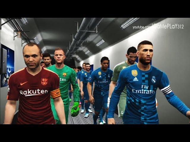 REAL MADRID vs FC BARCELONA - PES 2017 Gameplay PC