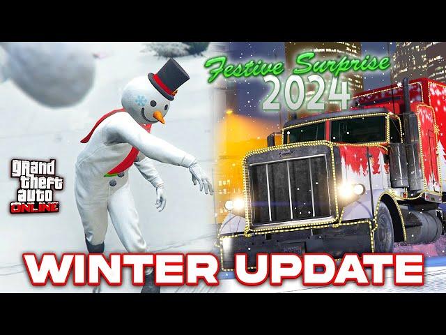 GTA Online Christmas Update 2024 Early Info! (Events, Outfits & More)