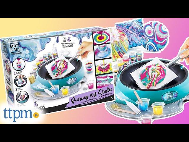 Art Lab Pouring Art Studio from Canal Toys Review!