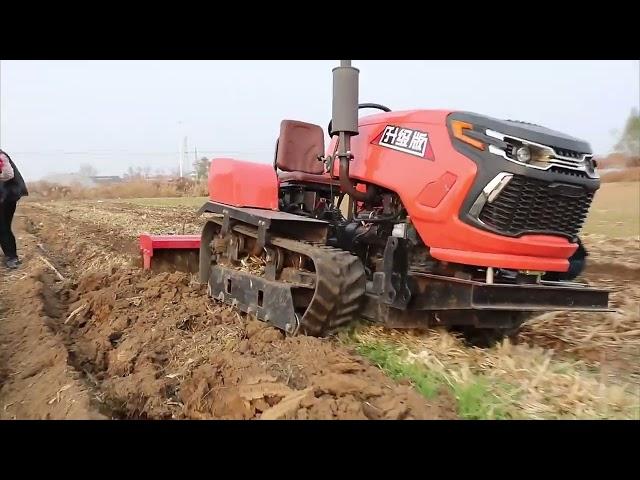 Crawler Tractor, Ride-on Diesel Engine Rubber Track Tractor 50hp