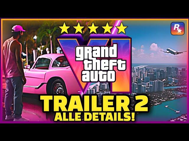 GTA 6: TRAILER 2! WO bleibt DER? ALLE OFFIZIELLEN Details + Leaks - ROCKSTAR GAMES (2024)! Gameplay