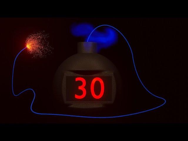 30 Second Timer Bomb   3D Timer